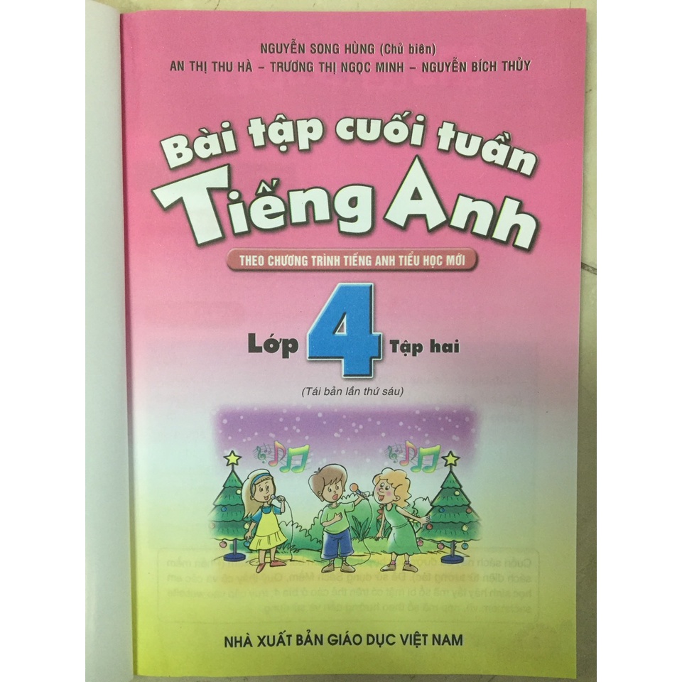 Sách - Bài Tập Cuối Tuần Tiếng Anh 4 - NXB Giáo dục