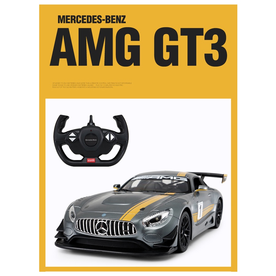 RASTAR Mô Hình Xe Hơi Mercedes Benz AMG GT3 Điều Khiển Từ Xa Tỉ Lệ 1:14