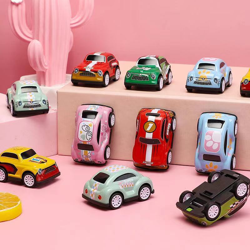 ۞Xe hợp kim đồ chơi trẻ em bán buôn xe hợp kim mini kéo xe chống rơi đồ chơi xe hơi nhỏ