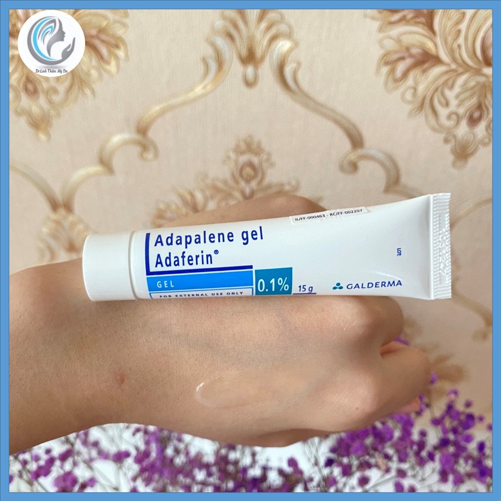 Adaferin gel 0,1% adapalene cho da dầu mụn ẩn TM09