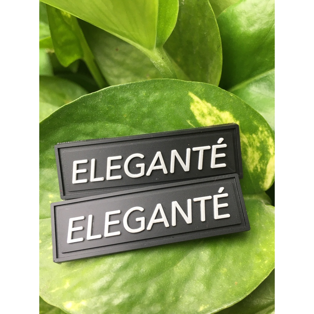 Tem cao su hình chữ nhật, nhận làm tem cao su chất lượng giá rẻ may quần áo