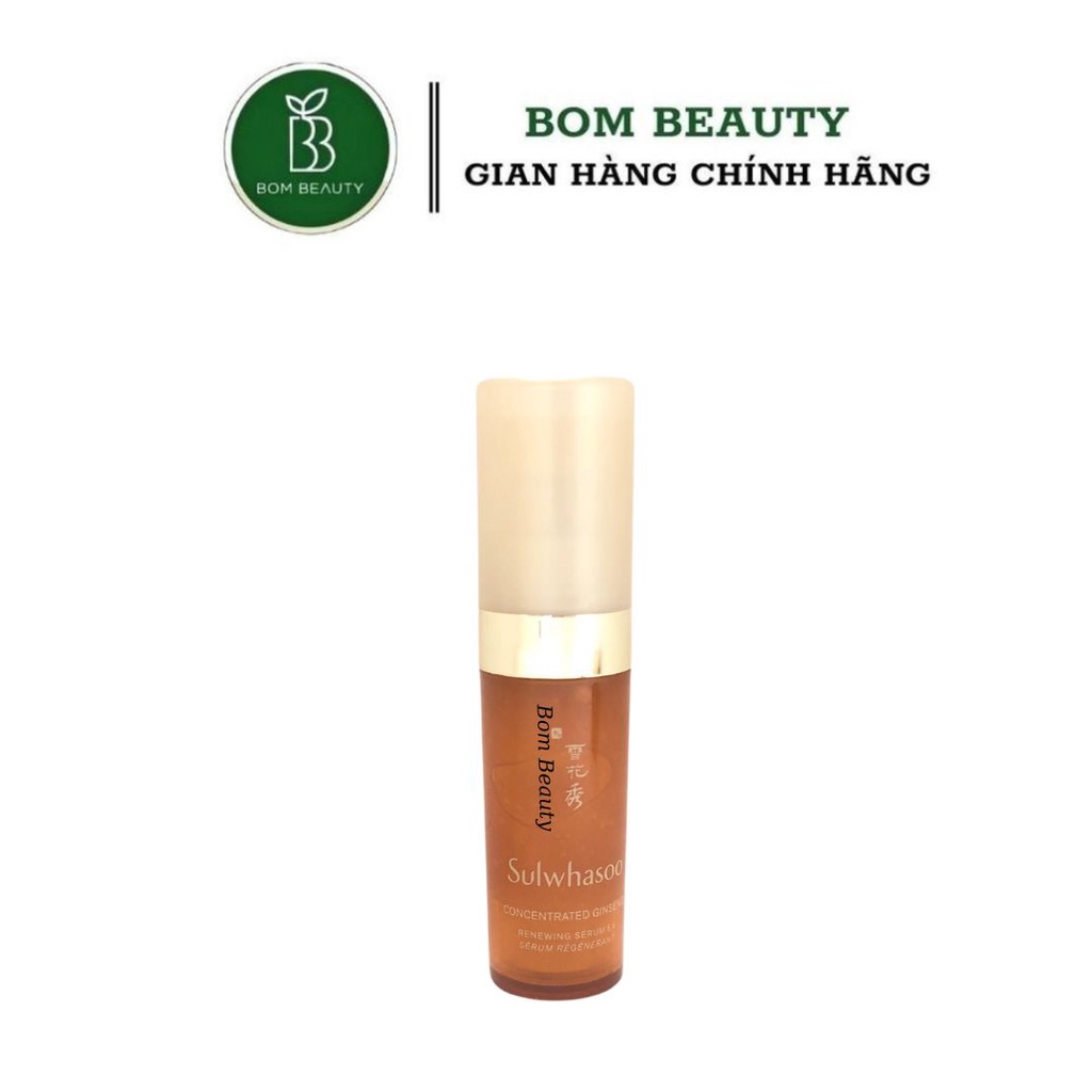 Tinh chất chống lão hoá từ nhân sâm Sulwhasoo concentrated Ginseng renewing Serum 5ml