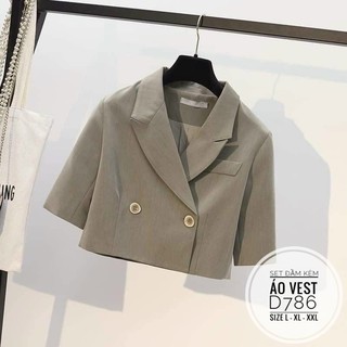 sét đầm kèm áo vest BIGSIZE