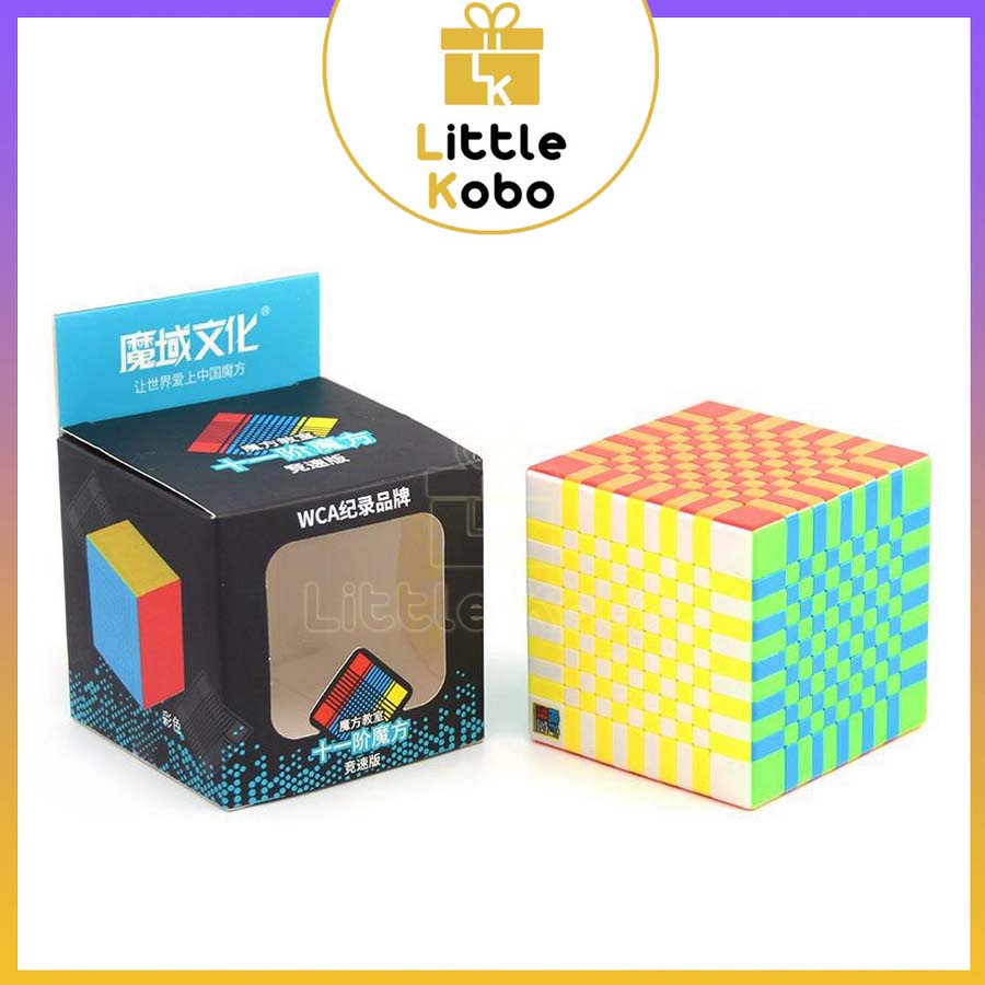 Rubik 11x11 Stickerless MoYu MeiLong MFJS Rubic 11 Tầng Đồ Chơi Trí Tuệ