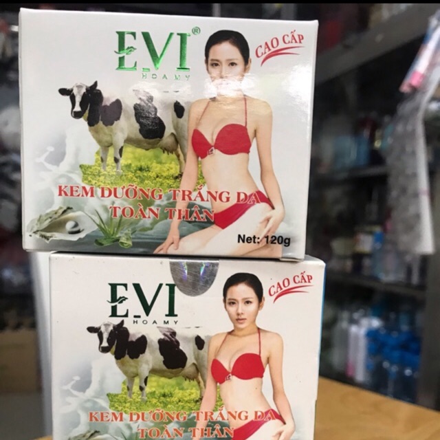 KEM EVI DƯỠNG BODY TRẮNG DA 120G