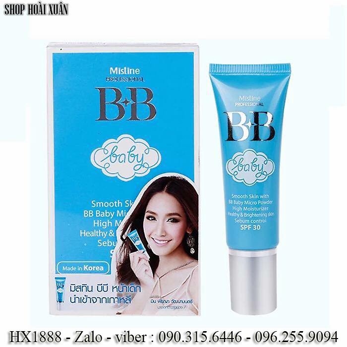 KEM NỀN BB BABY FACE CREAM MISTINE che khuyết điểm toàn diện thích hợp cho da nhờn - HX1888 - trang 