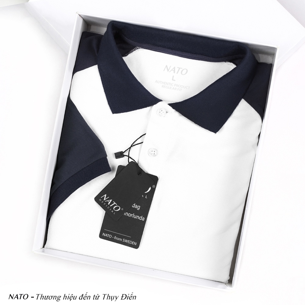 Áo Thun Polo Nam RAGLAN Vải Cotton Cá Sấu Cao Cấp Basic Đẹp Tay Ngắn Có Cổ Màu Trắng Đen Đỏ Xanh Navy Trơn Họa Tiết NATO