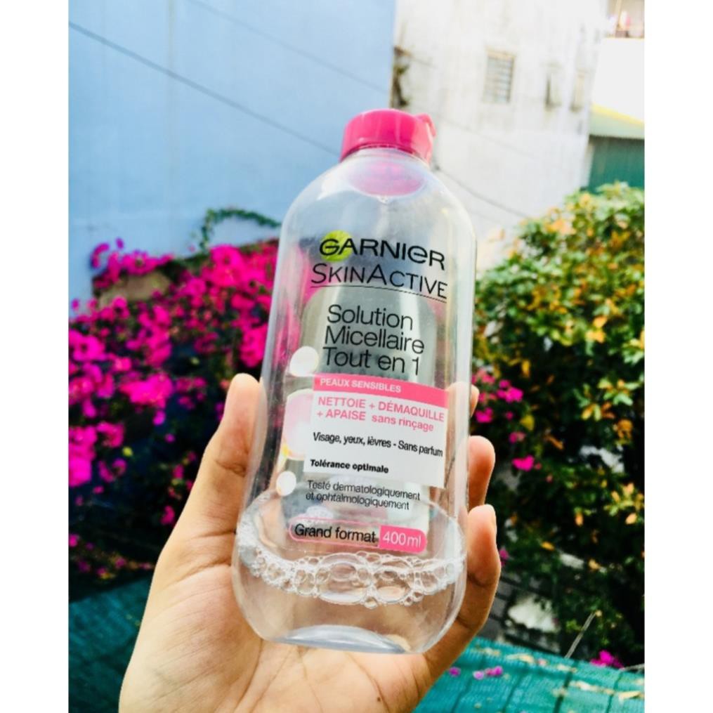 ❤️RẺ VÔ ĐỊCH❤️ Nước Tẩy Trang Garnier Micellar Cleansing Water 400ml Cho Da Nhạy Cảm