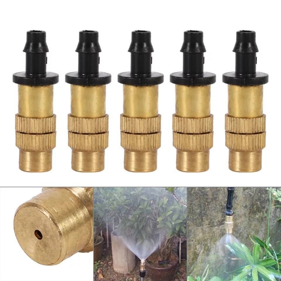 Bộ KIT Phun Sương Tưới Cây 20 Béc Bằng Đồng Tưới Lan, Cây Cảnh ống 8mm