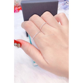 Nhẫn xoắn bạc 925