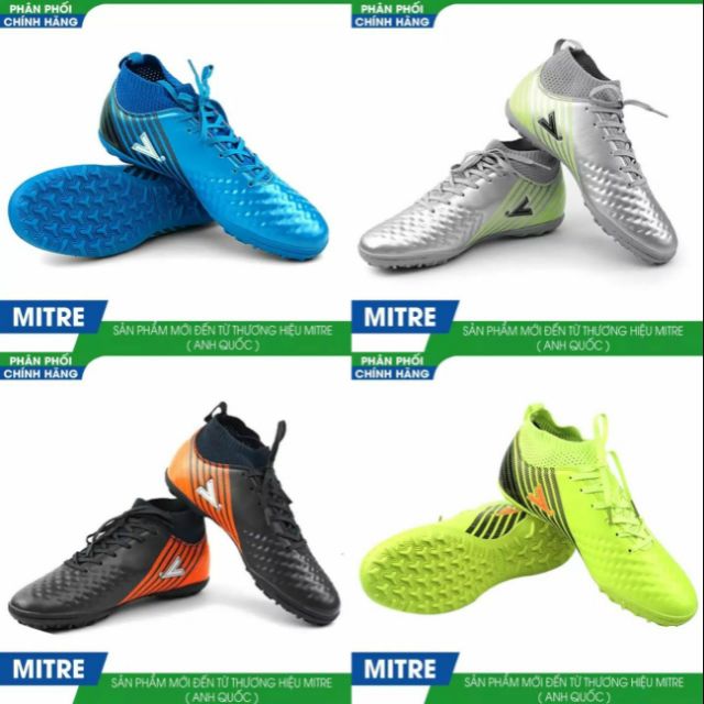 [Xả kho] Giày đá bóng sân cỏ nhân tạo Mitre MT 170434 Sale nhiều màu Chính hãng