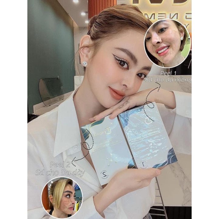 ( Xả lỗ vốn ) Peel da vi tảo retinol Trang Nemo xóa nám, tàn nhang, mụn thâm đen sạm lọ 10ml - CO218