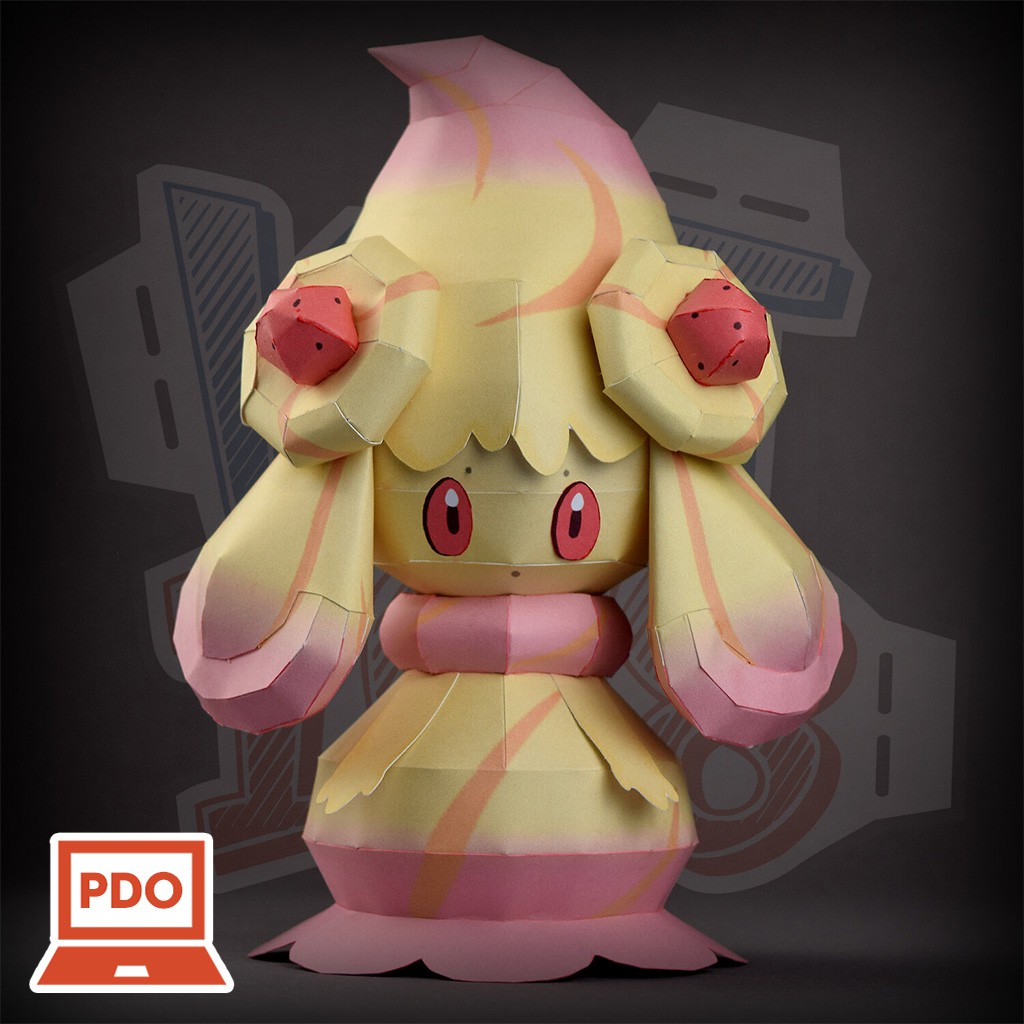 Mô hình giấy Anime Game Pokemon Alcremie