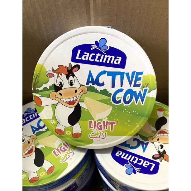 Phô mai vị sữa Lactima Active Cow hộp 120g (8 miếng)- HSD 1/2023