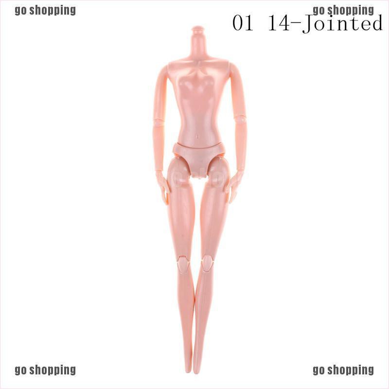 {go shopping}14/11 Jointed Movable Nude Naked Doll Body For 11'' Doll 1/6 30cm Dolls Body