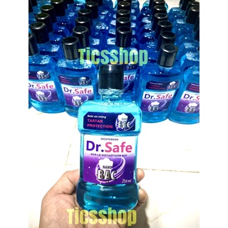 Nước súc miệng DR.SAFE 250 ml công nghê nano diệt khuẩn.