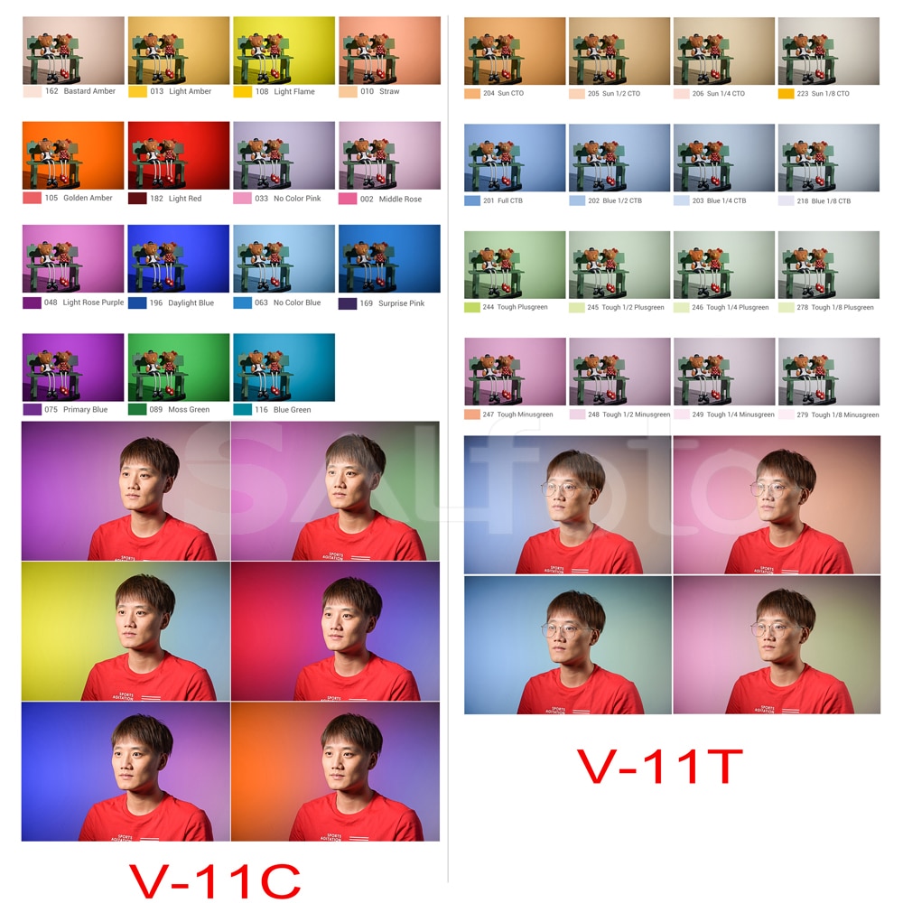 Set 30 bộ lọc màu Godox V-11C V-11T V11C V11T cho đèn Flash V1 H200R AK-R1