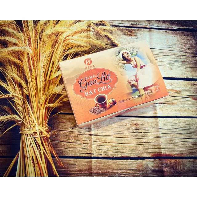 Trà gạo lứt hạt chia Hera