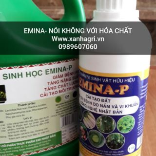 Phân vi sinh Emina P phun lá chai 1000ml