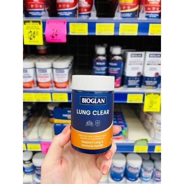 Viên bổ phổi Bioglan Lung clear 60 viên Úc