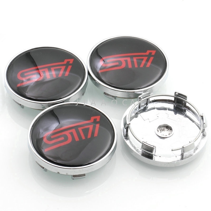 4 chiếc / lô 60mm Chuyển đổi trung tâm bánh xe ô tô Hub cho Subaru Forester STI Outback Tribeca BRZ WRX XV Crosstrek,