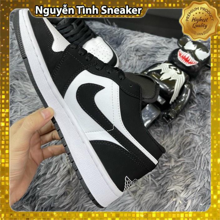 Giày JORDAN 1 Low đen trắng , Giày thể thao 𝐉𝐎𝐃𝐀𝐍 1 Panda THẤP CỔ Màu Đen Trắng -Top1