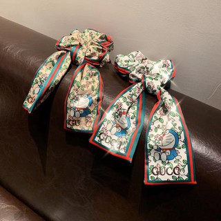 Scrunchie Kèm Dây Vải Buộc Tóc Kiểu Pháp Doremon Doraemon