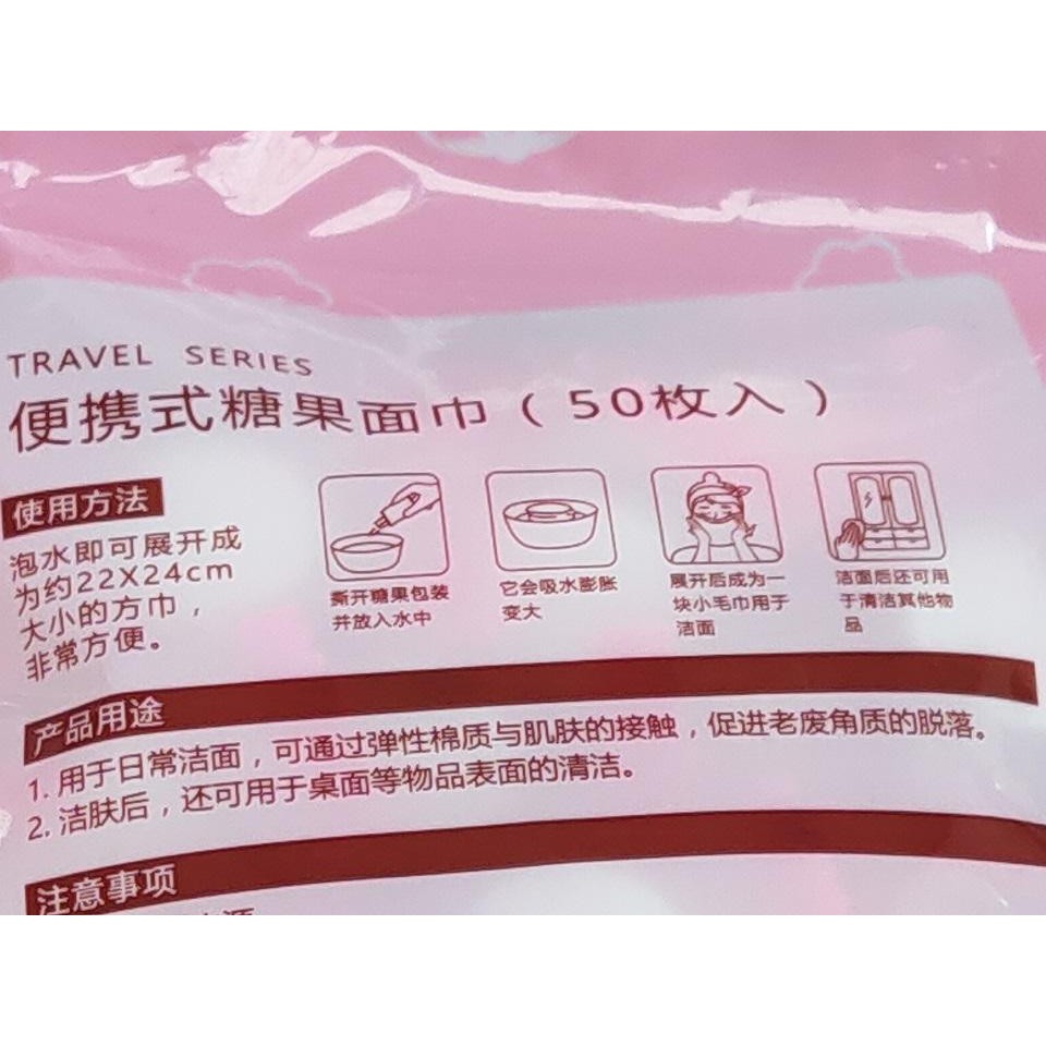 Khăn giấy nén bỏ túi du lịch tiện lợi