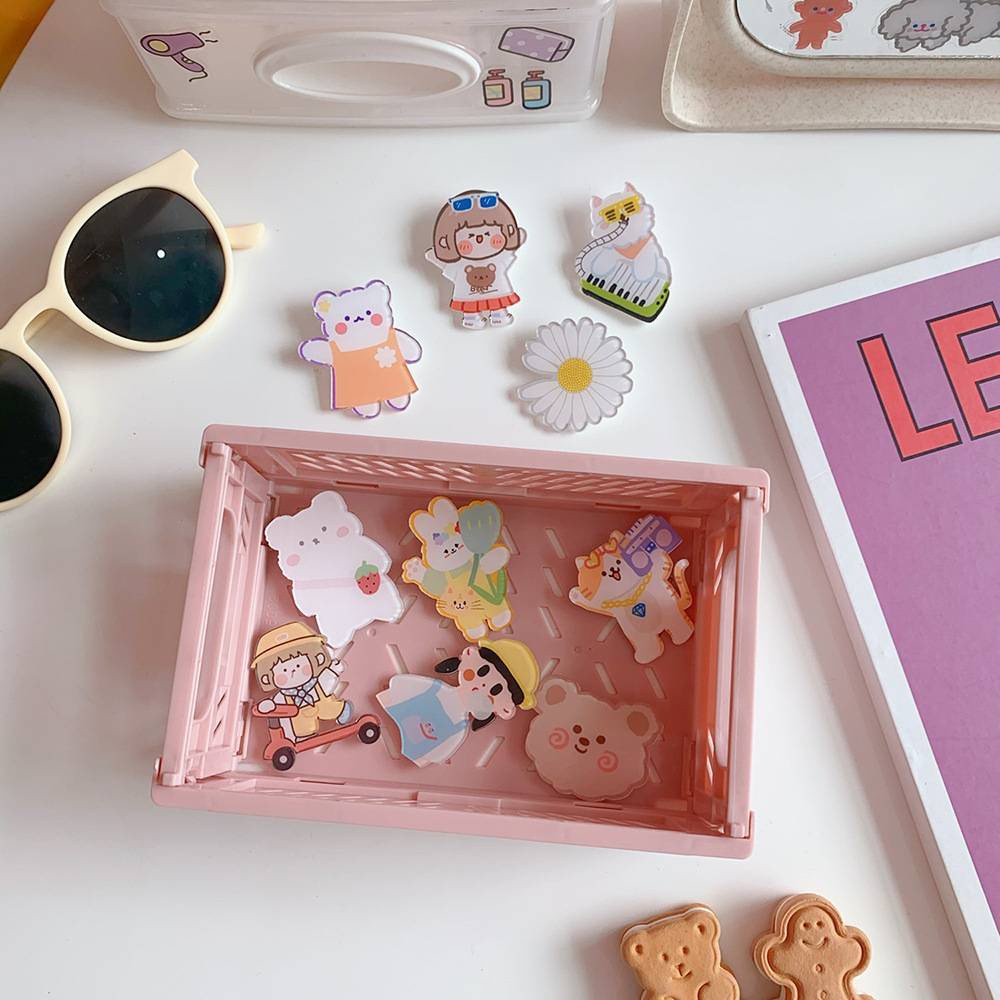 Huy Hiệu Cài Áo Hình Động Vật Hoạt Hình Dễ Thương