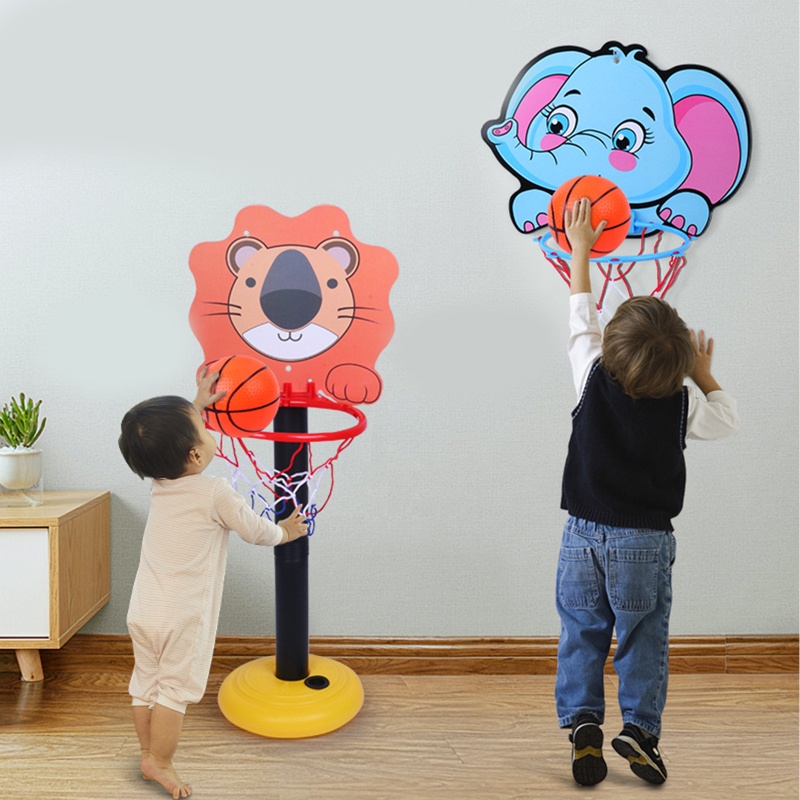 Bộ chơi bóng rổ mini treo tường cho bé đồ chơi vận động phát triển chiều cao