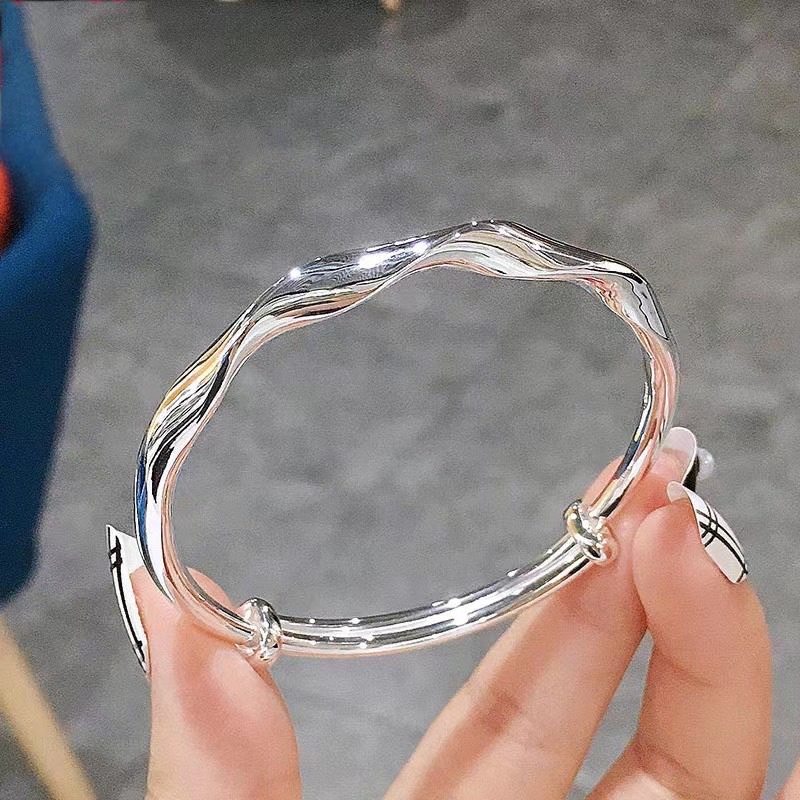 Lắc tay bạc nữ 925, vòng tay nữ bạc sang trọng SUNF12