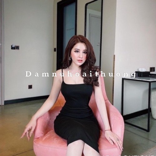 Đầm body 2 dây tôn dáng sáng da Đầm Nữ Hoài Thương