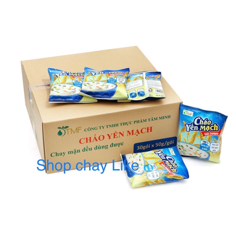 Cháo Yến mạch gói 1 thùng 30 gói