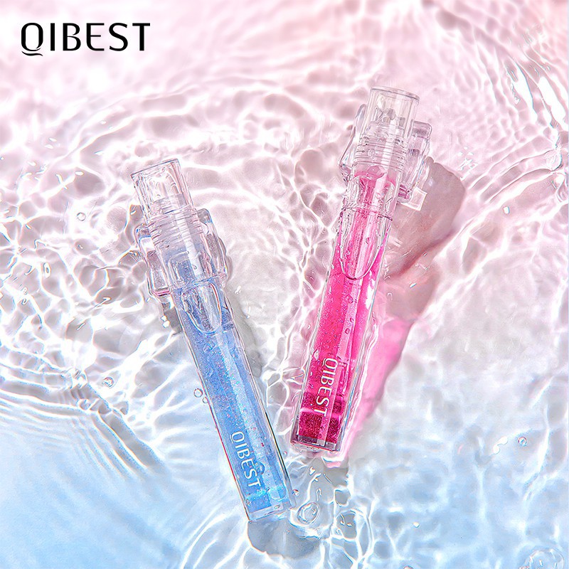 Son Bóng QIBEST Dưỡng Ẩm Lâu Trôi 6 Màu Tùy Chọn Ống Trong Suốt 30g | BigBuy360 - bigbuy360.vn