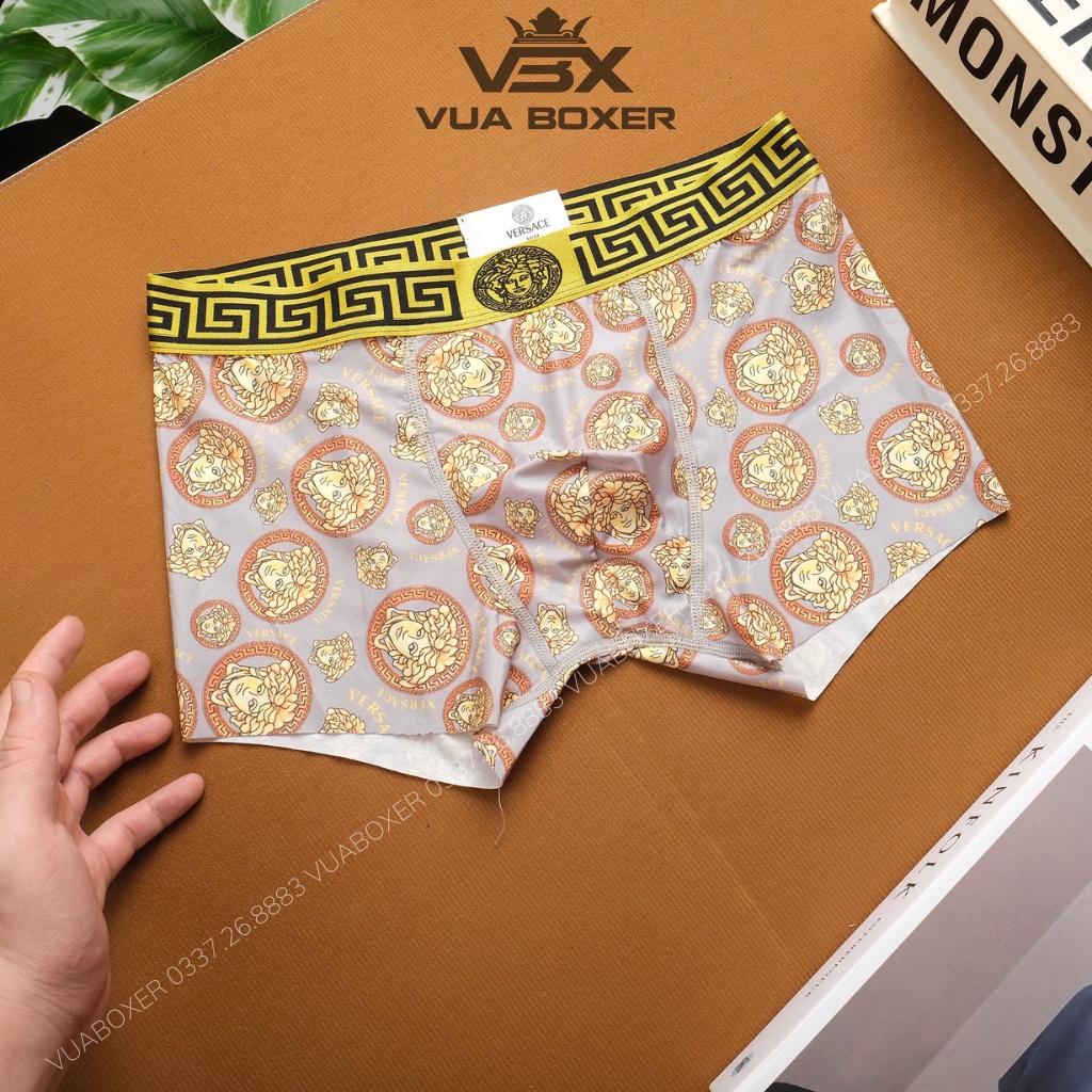 Quần Lót Nam Thun Lạnh Sịp Nam Vải Mát Mềm Mịn Thoáng Khí VERSAC-LOGO