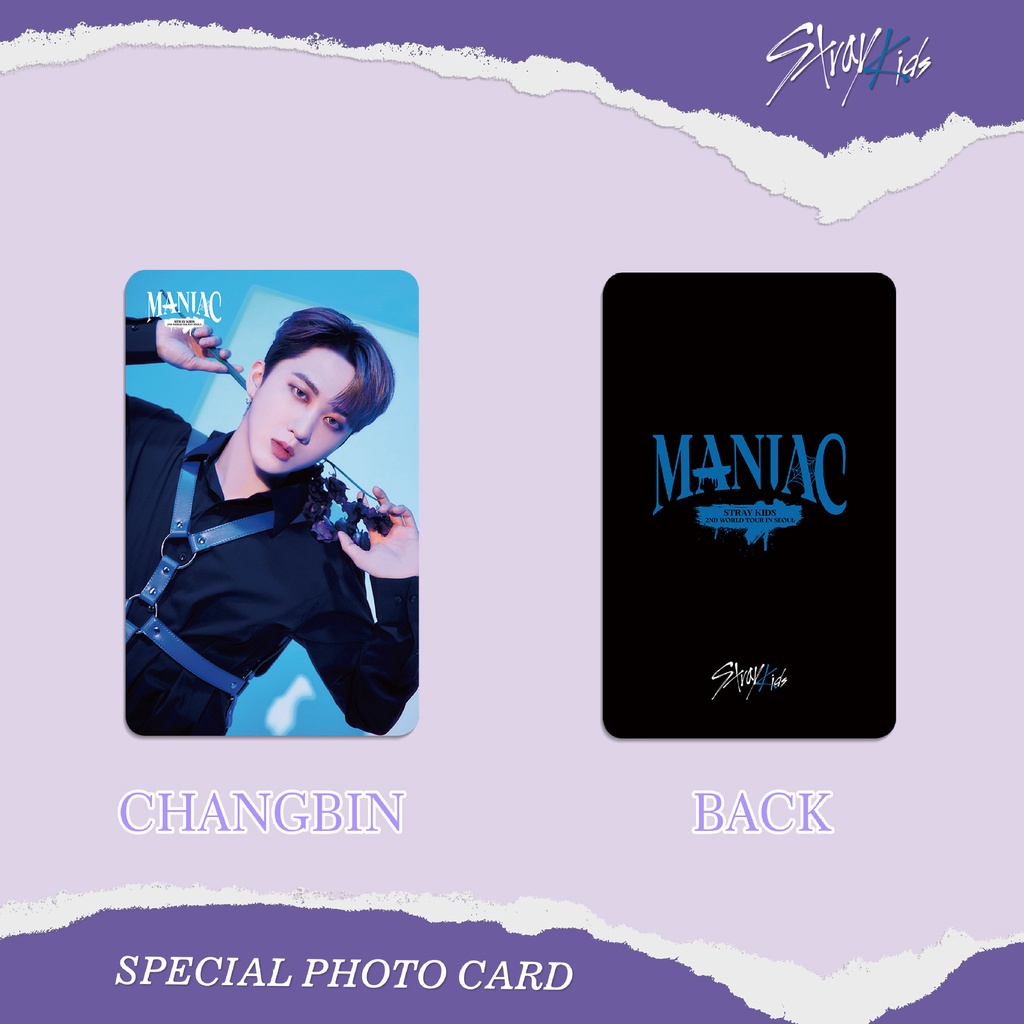 StrayKids Album MANIAC Concept Photo Stray Kids Official Card