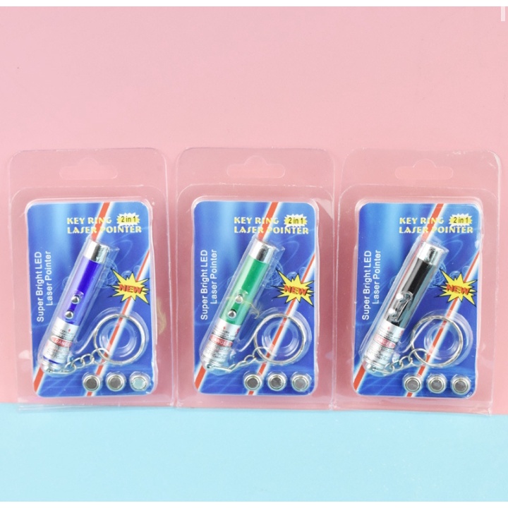 [Tặng kèm Pin] Đèn pin laser trêu mèo 2 chế độ - Hàng tốt siêu bền siêu sáng