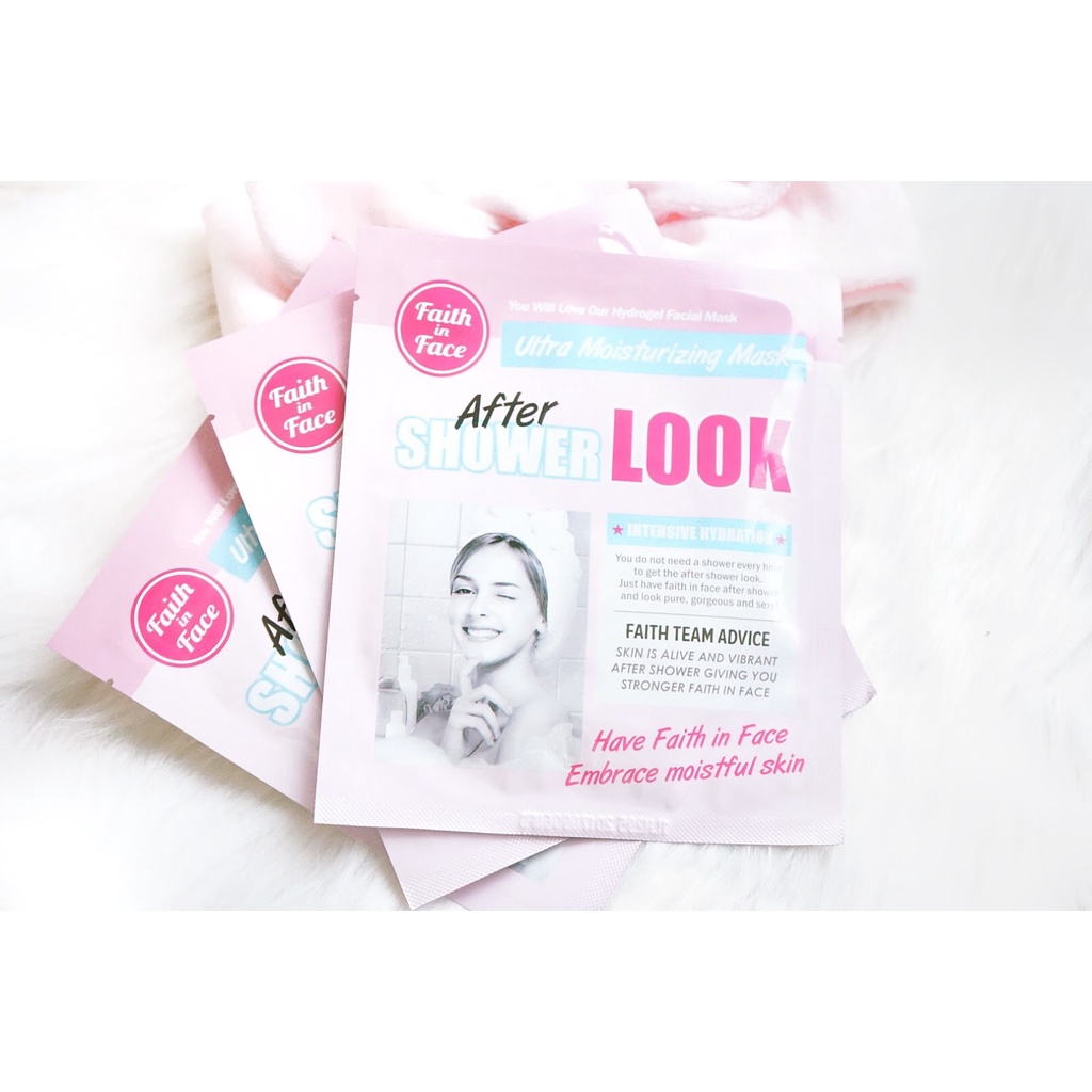 Mặt Nạ Dưỡng Da FAITH IN FACE After Shower Look Hydrogel Mask 25g (Miếng) GomiMall