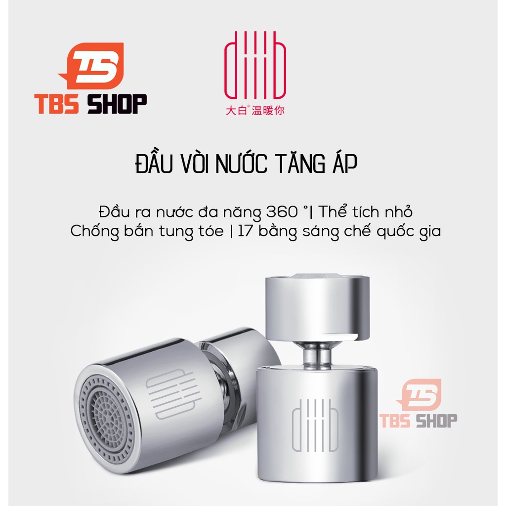 Đầu vòi nước tăng áp Xiaomi DIY - Tăng áp nước