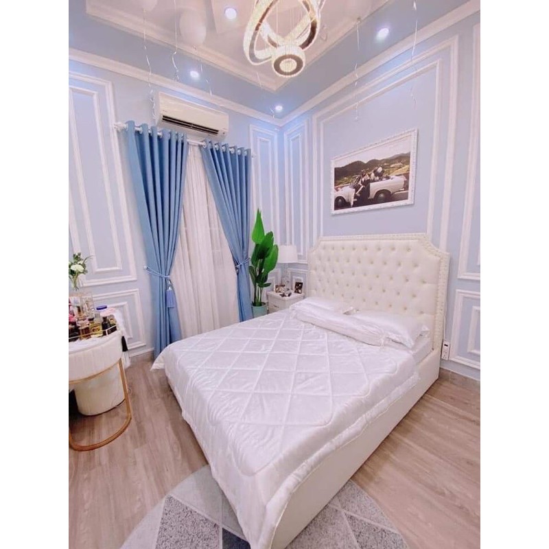 [1M6 x 2M x 20cm] Bộ drap giường 4 món phi lụa cao cấp siêu mịn siêu êm đủ màu PURR.BEDDING