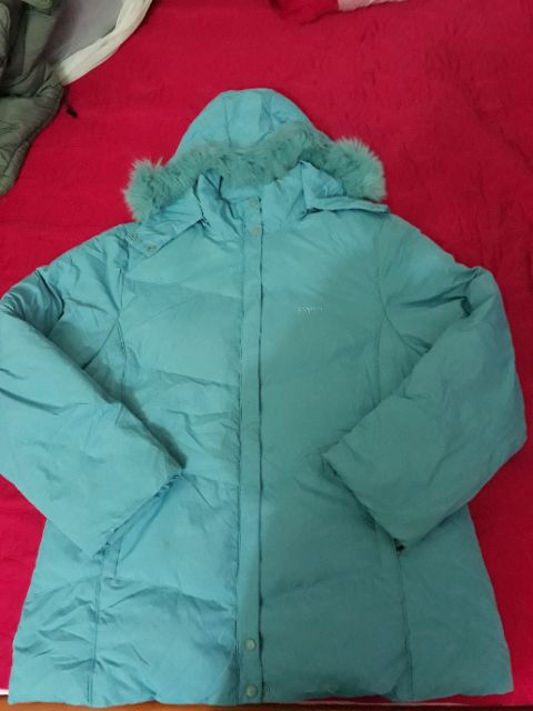 áo phao xanh lông vũ | BigBuy360 - bigbuy360.vn