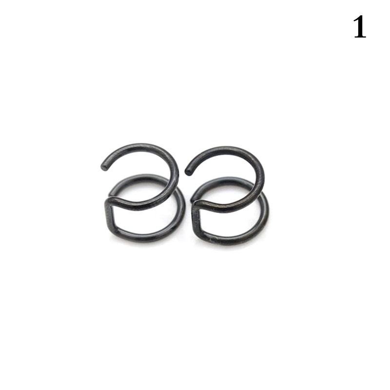 Khuyên Tai/Mũi Giả Màu Bạc Không Xỏ Lỗ C5X3