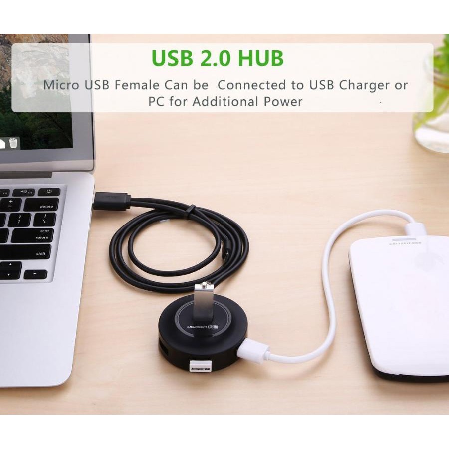 HUB chia USB 4 cổng USB 2.0 Ugreen 20277