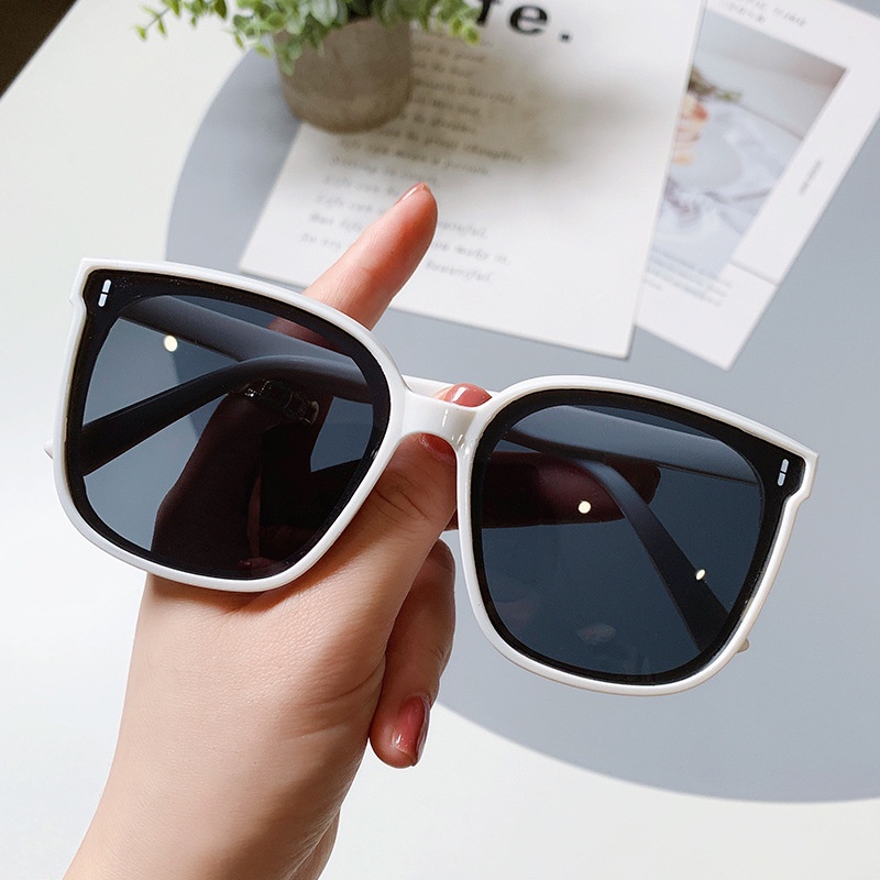 Kính Mát Gọng Vuông Chống Tia UV400 Hàn Quốc,Mắt Kính Thời Trang Nam Nữ Form Unisex Phong Cách Ulzzang Bảo Vệ Mắt