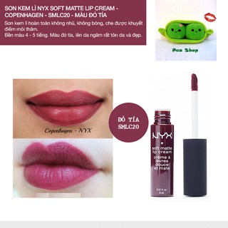 Son môi dạng kem NYX Soft Matte Lip Cream Copenhagen 8ml