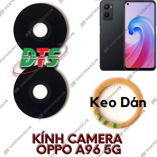 Kính camera oppo a96 kèm keo dán