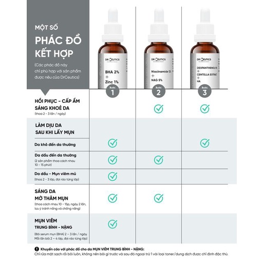 Serum B5 DrCeutics giúp cấp ẩm phục hồi và làm dịu da Dexpanthenol 10% + Rau má + HA