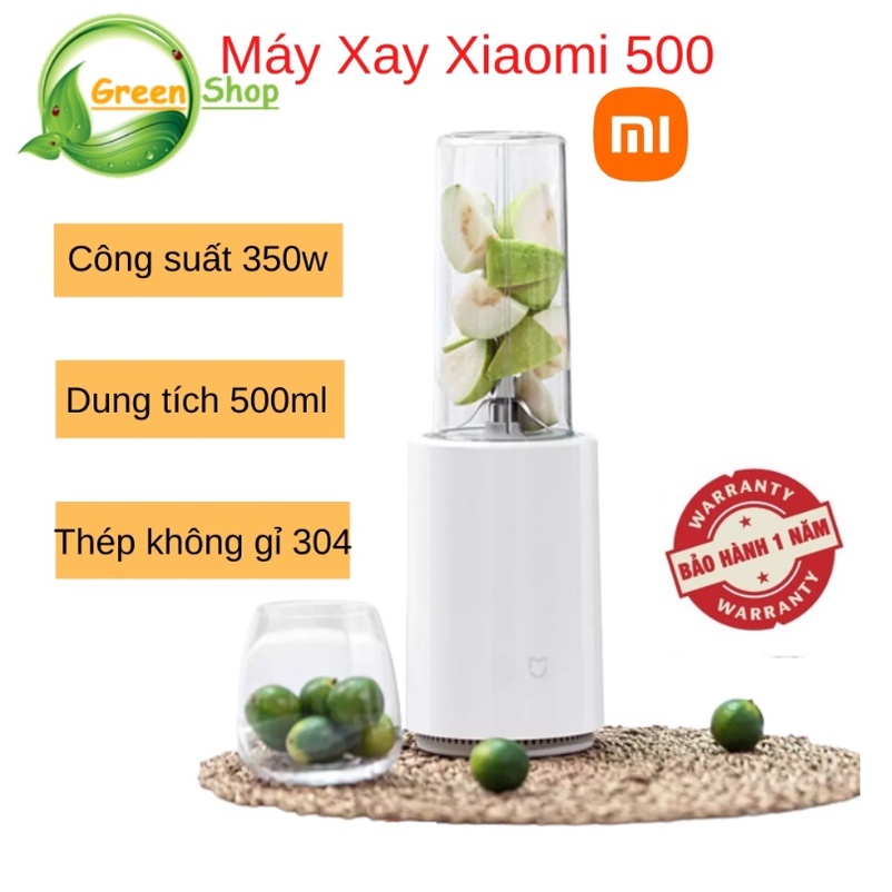Máy xay sinh tố Xiaomi Mijia MJLLJ01PL &  MJZZB01PL chính hãng - Dung tích 500ml - Động cơ mạnh mẽ an toàn - Dễ dàng vệ