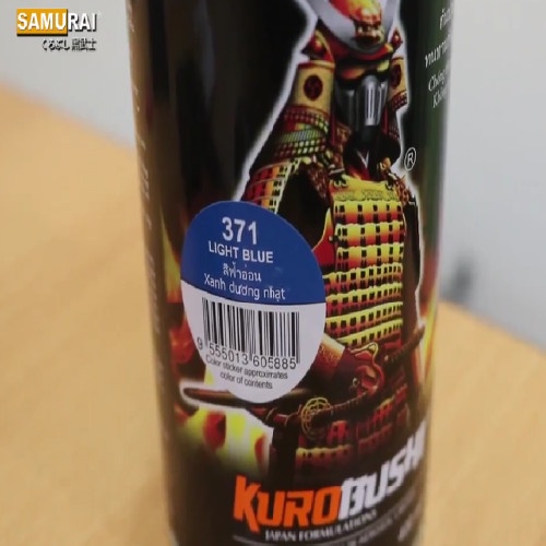 Sơn xịt Samurai Kurobushi - XANH DƯƠNG 371 (400ml)