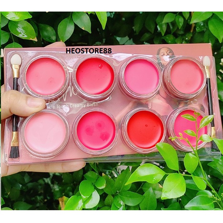 set má hồng dạng kem lì 8ô miracle touch creamy blush